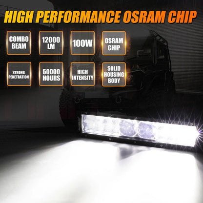 5D-PRO Series Spot Beam Off Road Led Light Bar