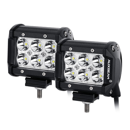 4 inch Classic-SM Series Dual Row LED PODS White Spot/Flood Beam with Wiring Harness