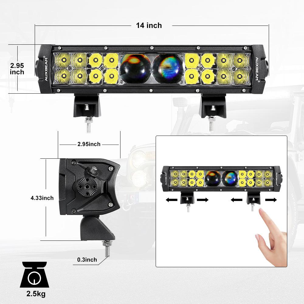 5D-PRO Series Spot Beam Off Road Led Light Bar