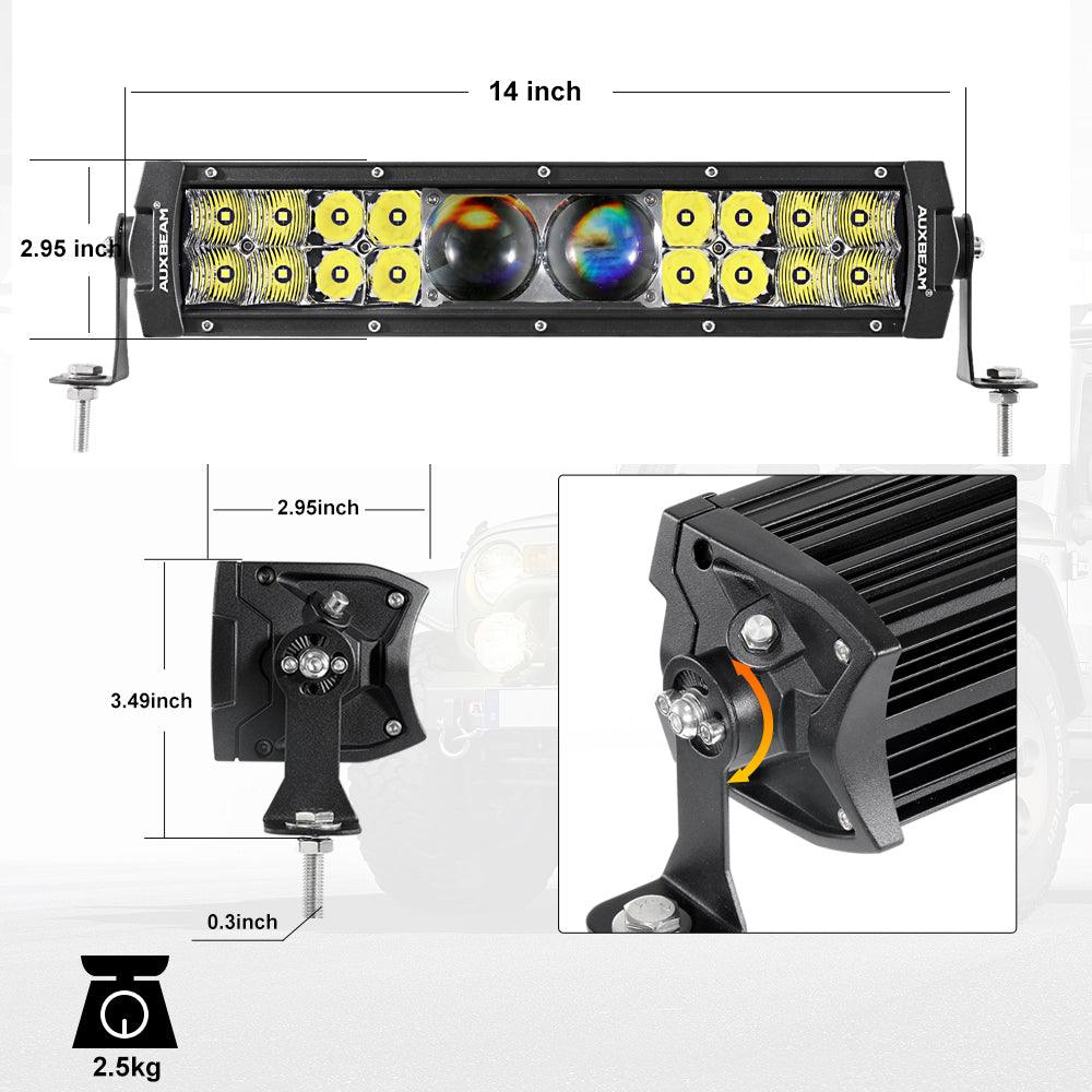 5D-PRO Series Spot Beam Off Road Led Light Bar