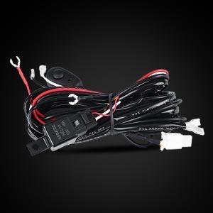 4 inch Classic-SM Series Dual Row LED PODS White Spot/Flood Beam with Wiring Harness