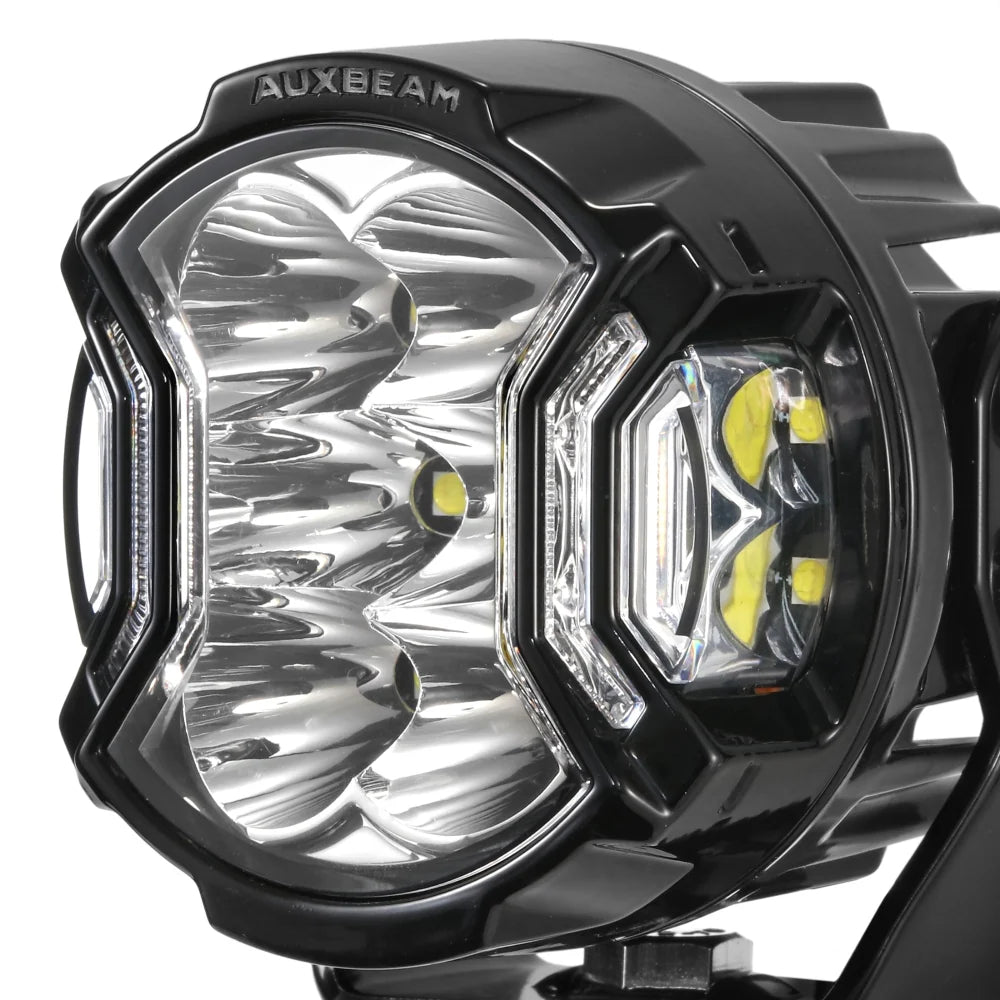 V-ULTRA Series | 3 Inch 108W LED Side Shooter White Pod Lights with Amber DRL